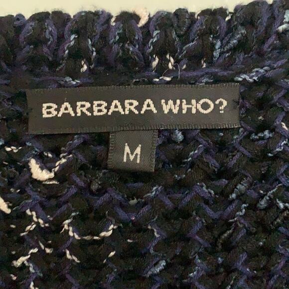 BARBARA WHO? FARMED BAMBOO BLEND SWEATER SZ M - Picture 3 of 9
